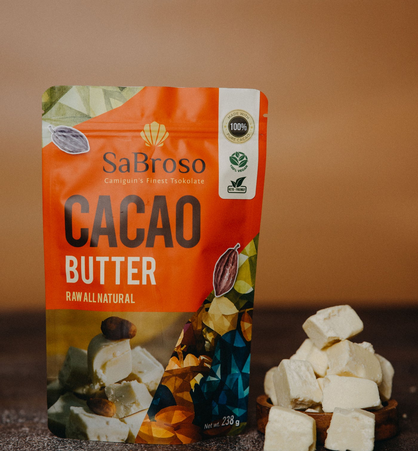 Raw Unfiltered Cacao Butter - 238g