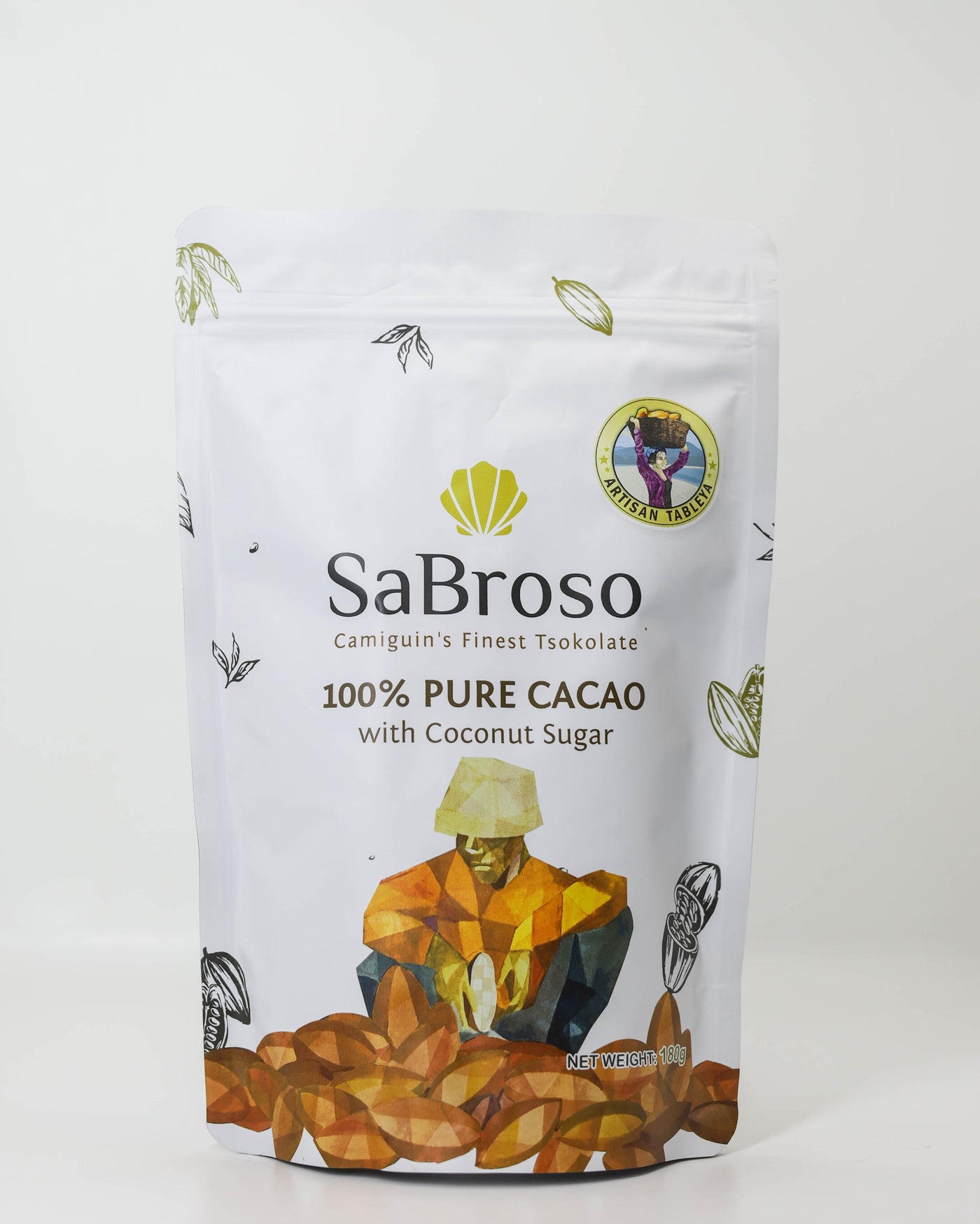 SaBroso Tablea with Coco Sugar 180g